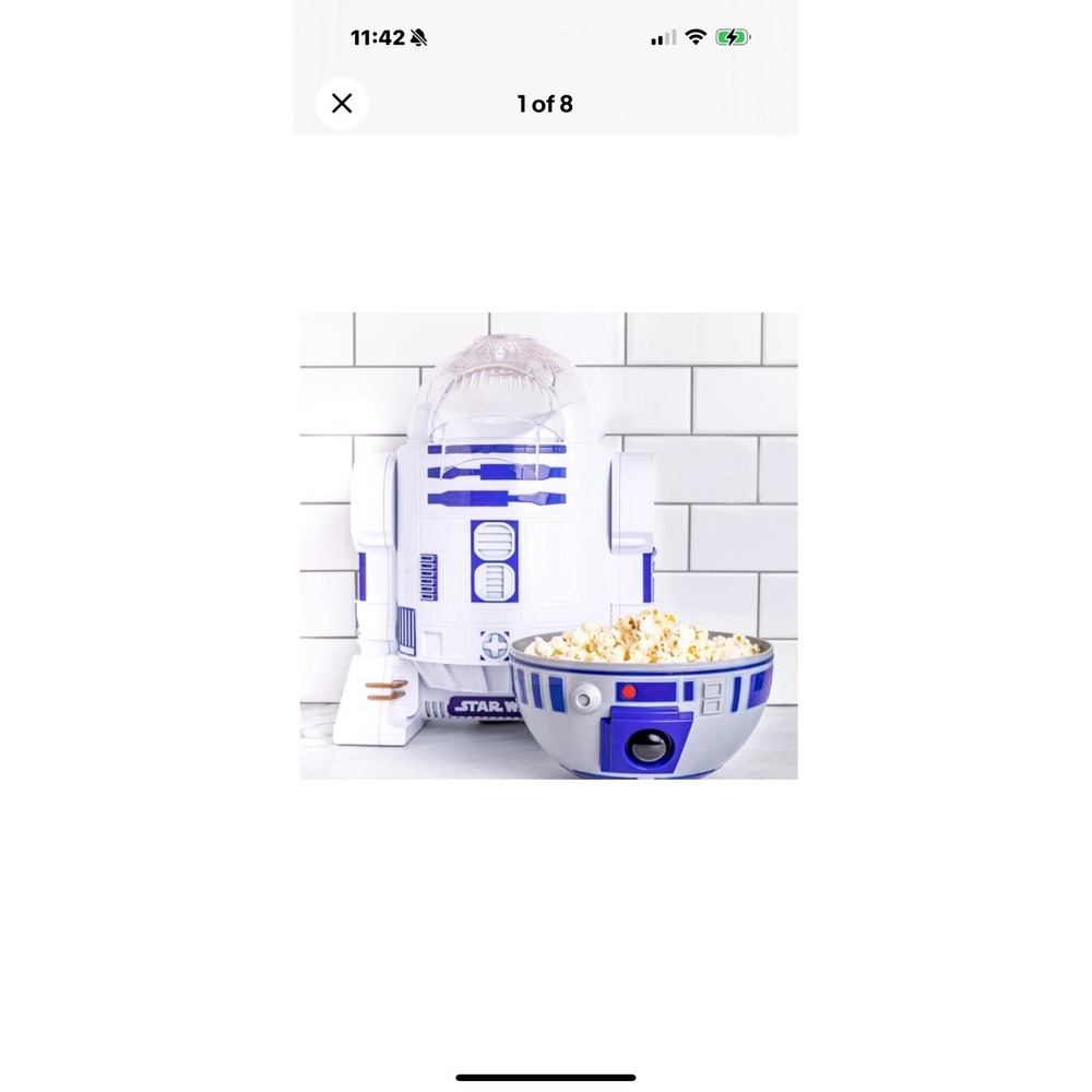 Star Wars R2D2 Popcorn Maker Fully Operational Droid Kitchen Appliance Brand New